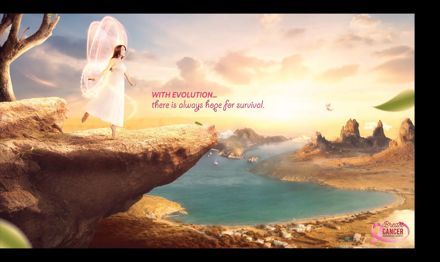 Awareness campaign photo manipulation