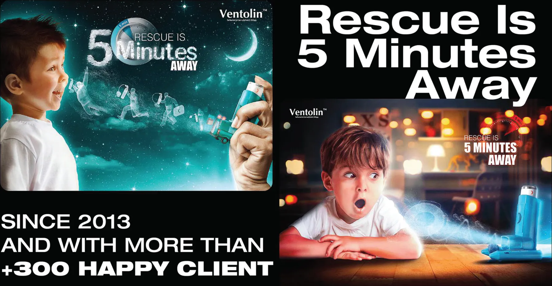 Key visuals for Ventolin